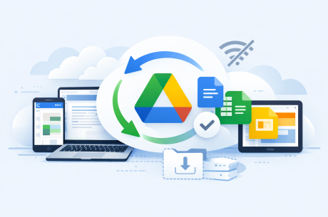Google Drive can now automatically sync all your Docs, Sheets, and Slides so you can access any file offline