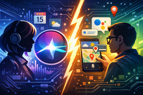 Siri vs. Google Now (Comic)