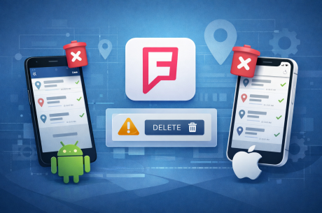 How to delete Foursquare check-ins using the Android, iOS app
