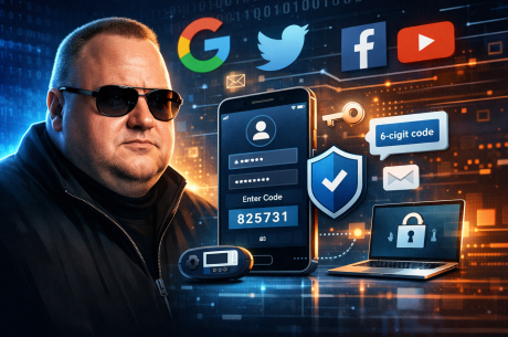 Kim Dotcom accusa Google, Twitter e gli altri di violare il suo brevetto di verifica in due passi