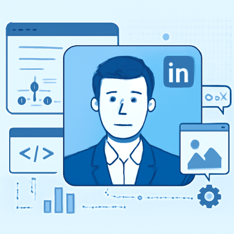 A Portrait Of A LinkedIn User (infographic)