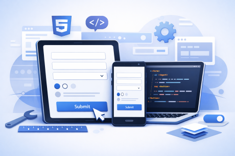 How to create a responsive HTML5 form