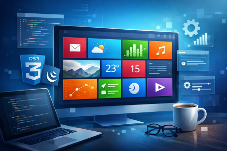 Come creare una dashboard simil Windows8 con CSS3 e jQuery