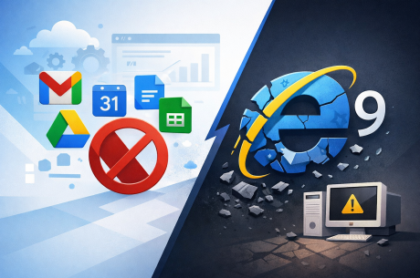 Google Apps Drops Support for IE9