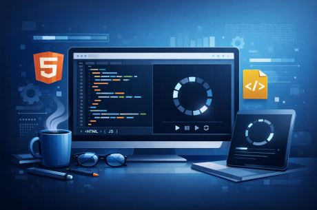 How to make a Simple HTML5 Canvas Loader 