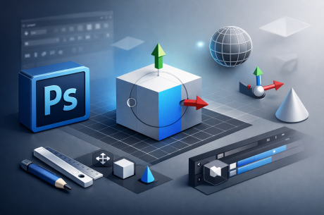 How to Create simple 3D Models in Photoshop CS6 