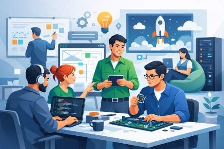 Anatomy of a Tech Startup Team - by Wrike project management tools