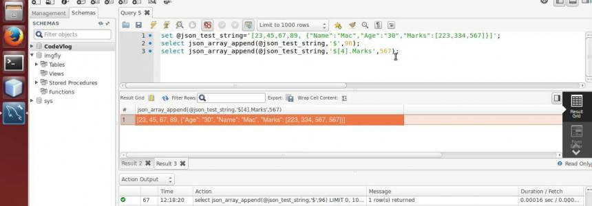 How JSON data types work in mysql
