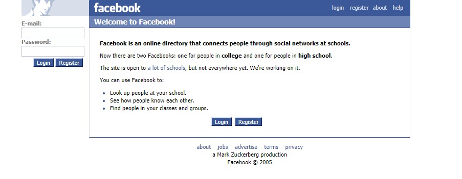 facebook en 2006