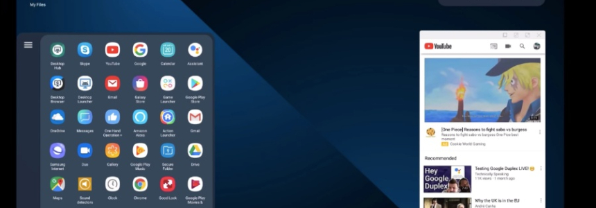 Las primeras imagenes de Android Q en Modo de escritorio