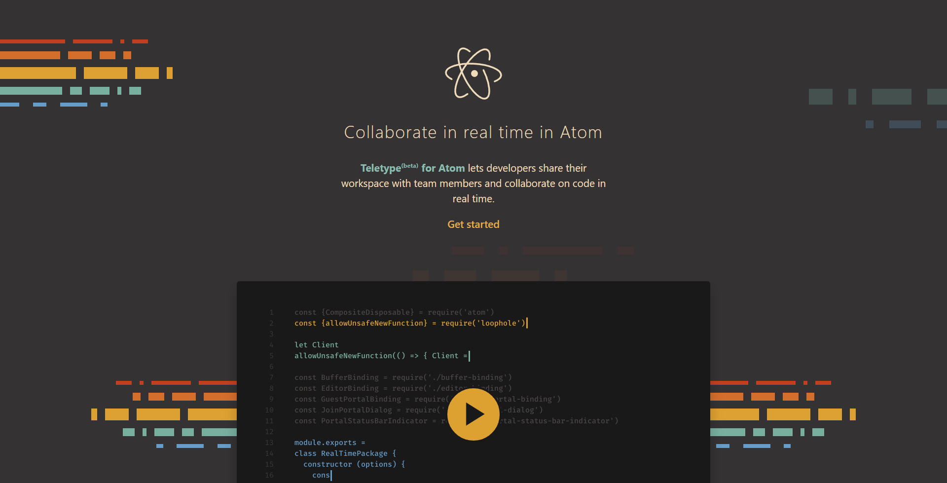 teletype for atom