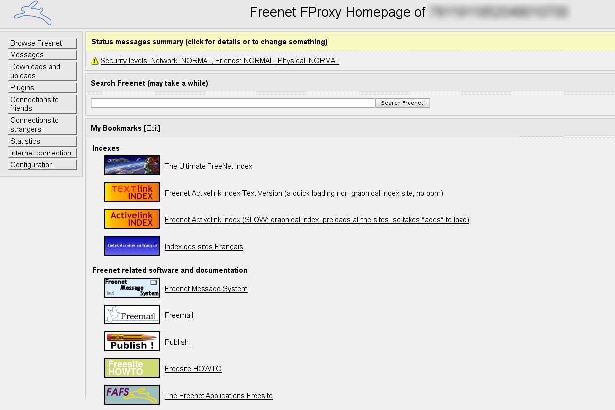 Tor:  The Onion Router (El Router Cebolla) Freenetscreenshot