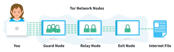 Tor network nodes