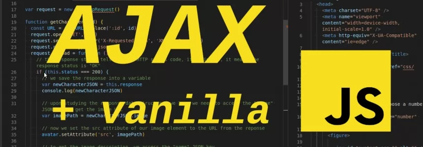Making AJAX requests to a REST API using vanilla JavaScript and XHR -   