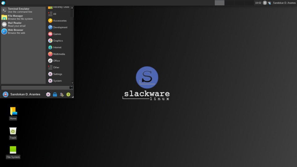 Escritorio de Slackware