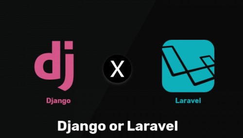 Django vs. Laravel market share comparison