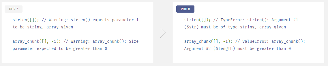 php 8 native functions