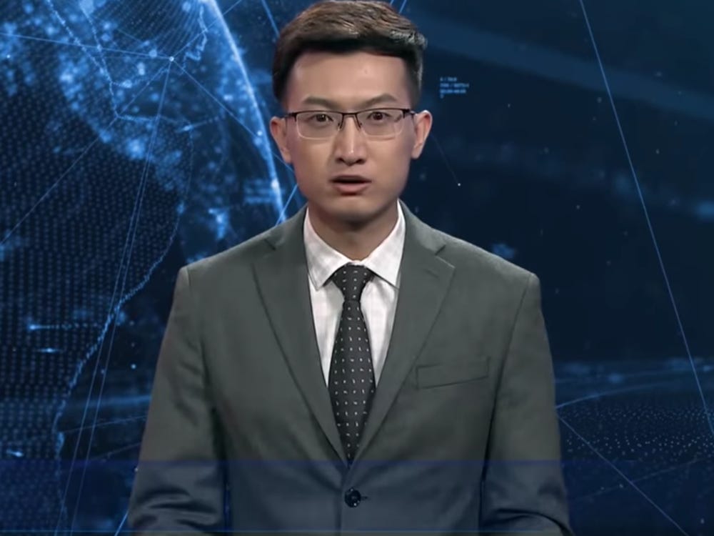 AI news anchor