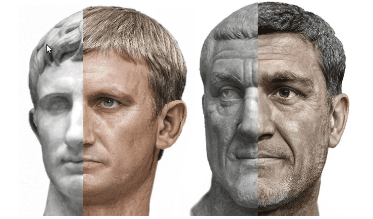 roman emperors renderer by AI