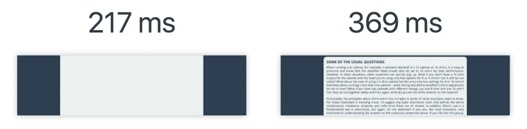 Valores de fuentes personalizadas en Cumulative Layout Shift