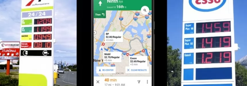 Google Maps updates and now shows gas prices at gas stations