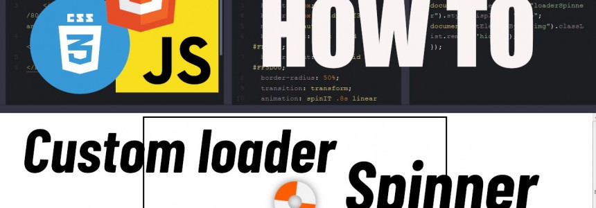 Creating simple CSS spinner-loader -   