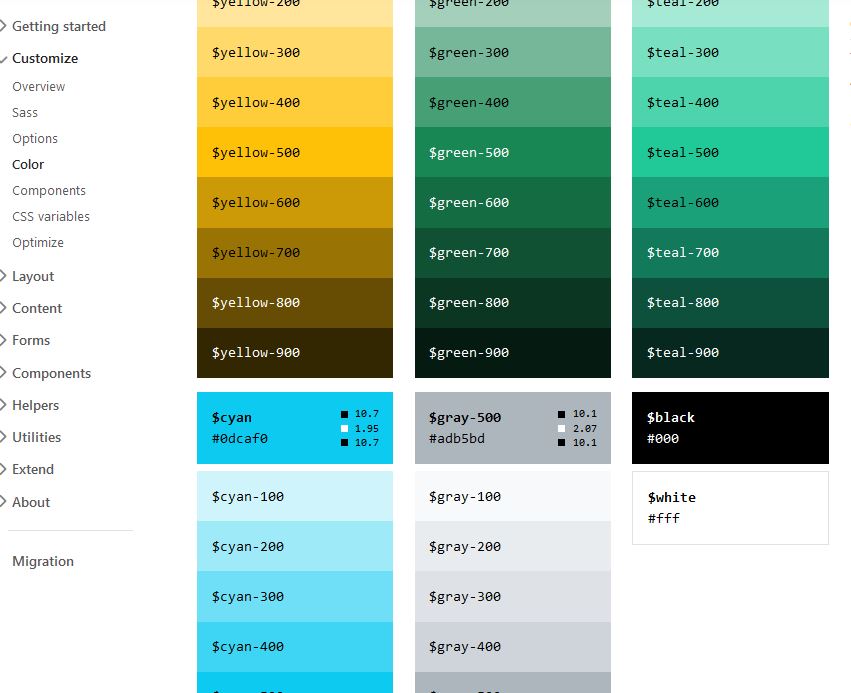 Bootstrap5_Colors