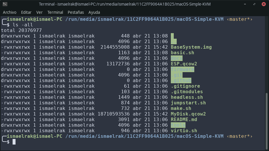 MacOS Corriendo en QEMU