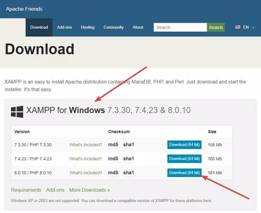 How to set up your own free web server with XAMPP