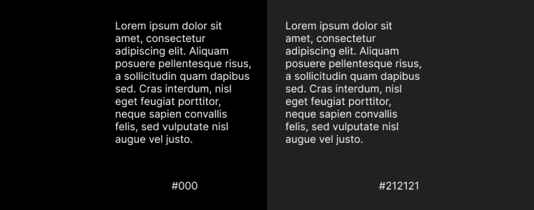 Why shouldn't we use black?