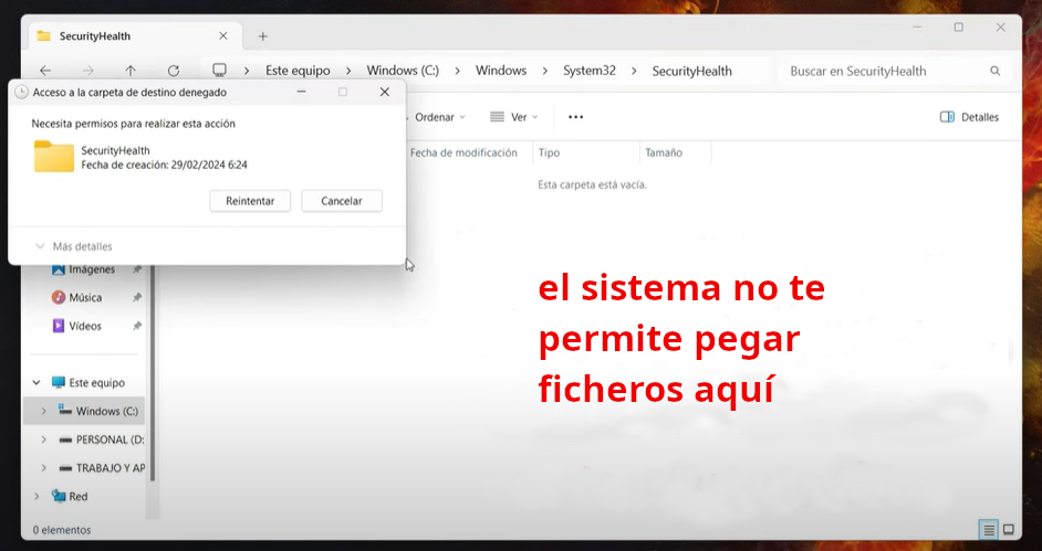 Solución definitiva al error de acceso limitado en Windows Defender tras actualizar a Windows 11