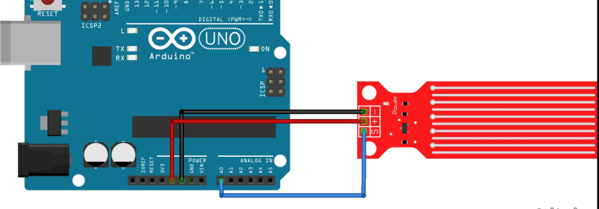 Control de nivel maximo de agua con Arduino Uno R3