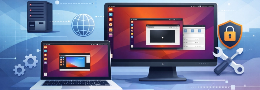 Setup VNC server for remote desktop management in Ubuntu 12.04