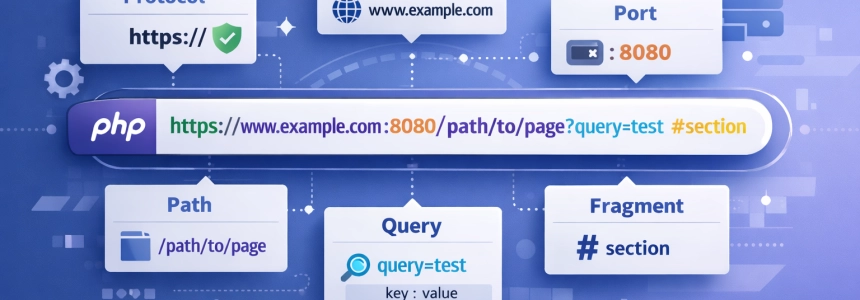Php Snippet: parse url and separate all it's parts