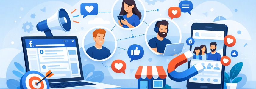 Small Biz sociale: 4 modi per iniziare a costruire una comunità su Facebook