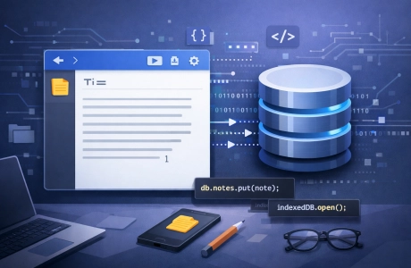 Creating a Notepad app with indexedDB
