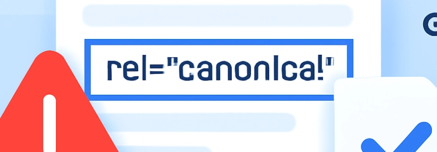 5 errores comunes con rel=canonical