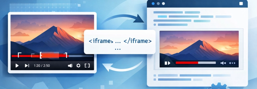 Come fare l'embed di una porzione di video di YouTube