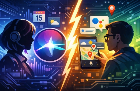 Siri vs. Google Now (Comic)