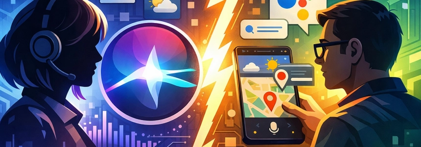 Siri vs. Google Now (Comic)