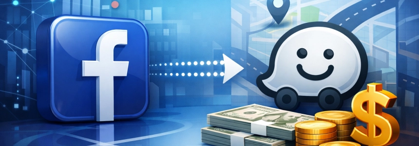 Facebook quiere comprar Waze por mil millones