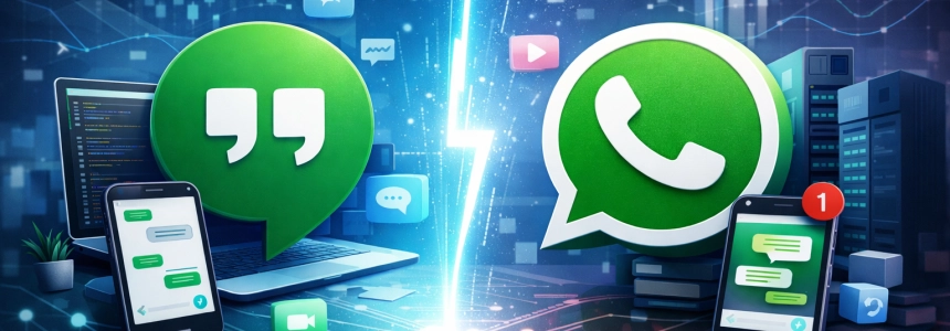 The new hangout, Google challenges to Whatsapp