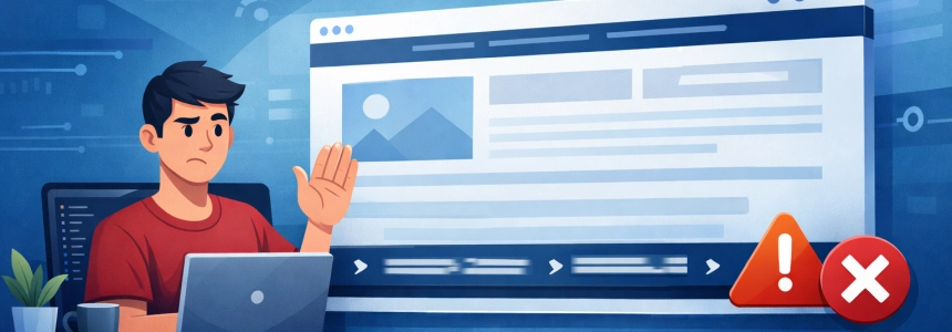 Usability: why you should not use horizontal newsticker in your homepage
