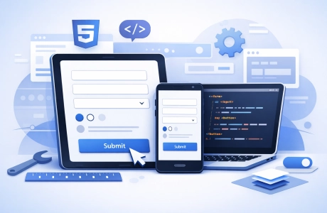 How to create a responsive HTML5 form