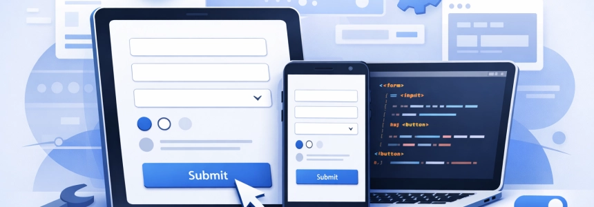 How to create a responsive HTML5 form