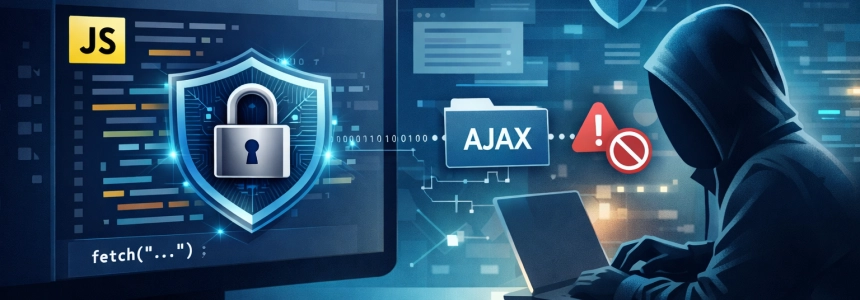How to protect Javascript code from copying by Ajax method