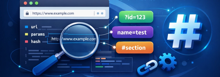 Jquery: Get URL,Parameters and HashTag