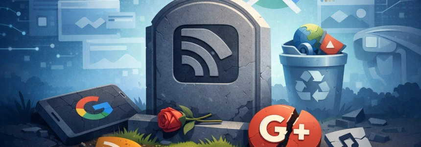 RIP Google Reader: la storia dei servizi dismessi da Google