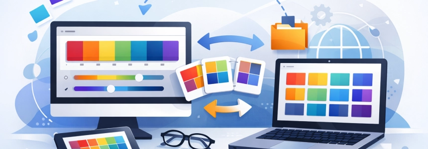 9 útiles herramientas web para importar y exportar paletas de colores