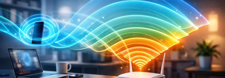 Come si vedrebbe il Wi-Fi se fosse visibile